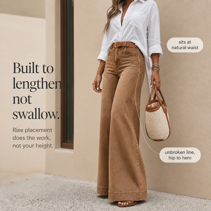 Longline Denim Look