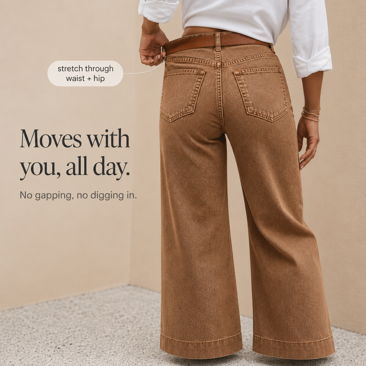 Longline Denim Look