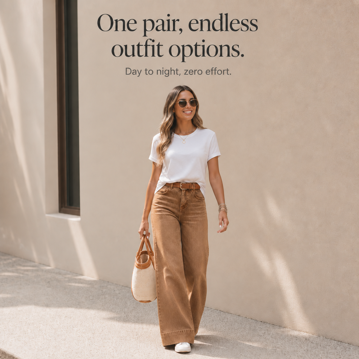 Longline Denim Look