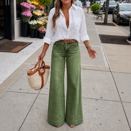 Longline Denim Look