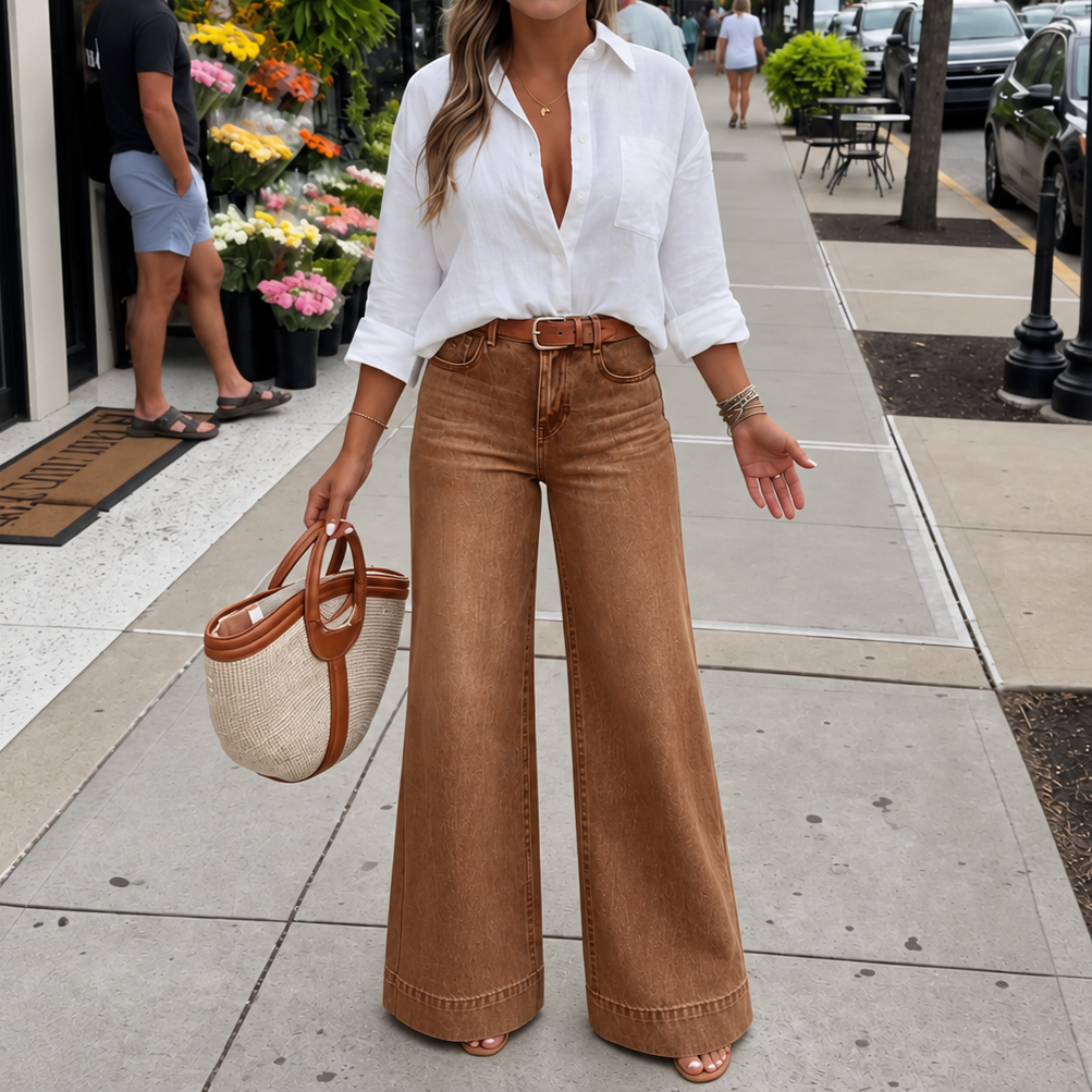 Longline Denim Look