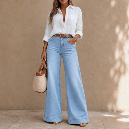 Longline Denim Look