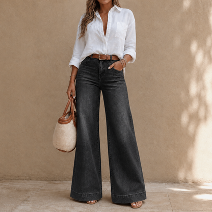 Longline Denim Look