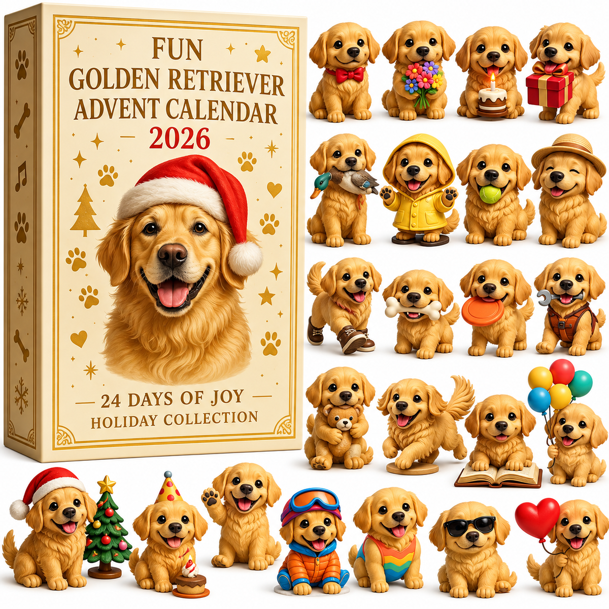 Golden Retriever Advent Calendar