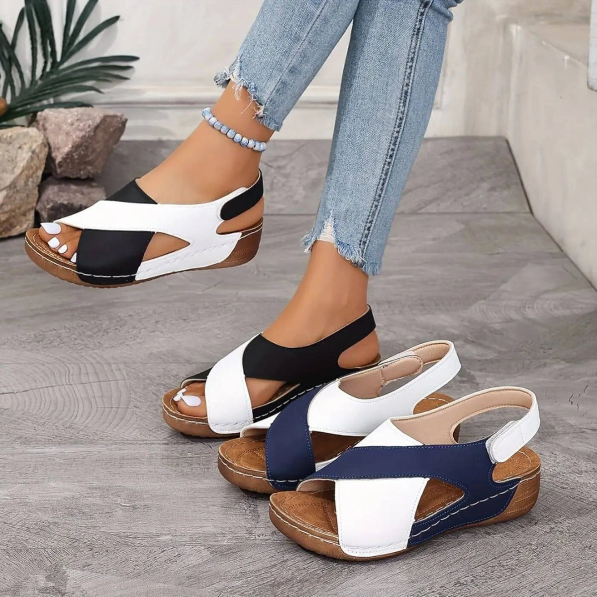 Nicole Comfort Open Toe Sandals