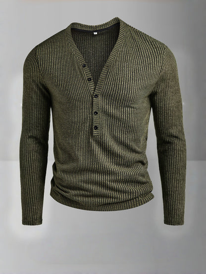 Enzo Button Knit