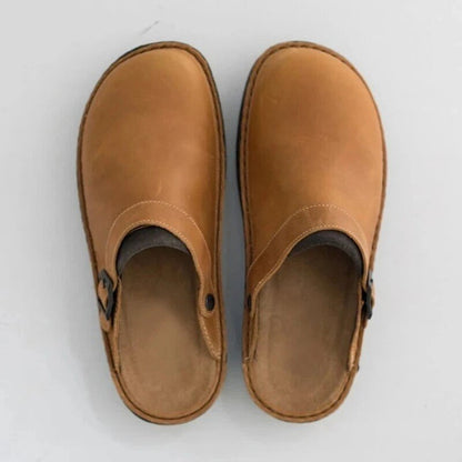 Orthopedic Leather Slippers