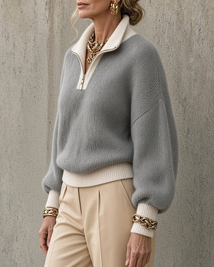 Monica Zip Sweater