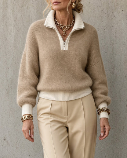 Monica Zip Sweater