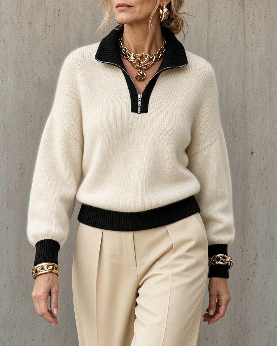 Monica Zip Sweater