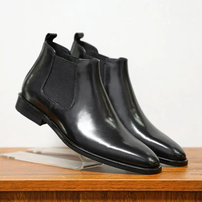 Refined Smooth Leather Boots