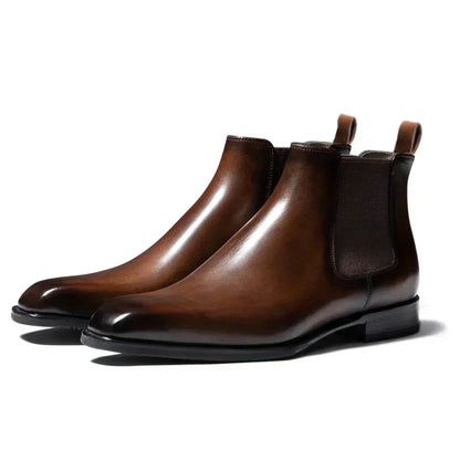 Refined Smooth Leather Boots