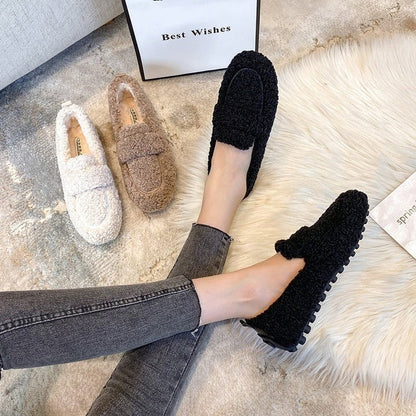 Women's Orthopedic Slippers Plush Fleece Lining